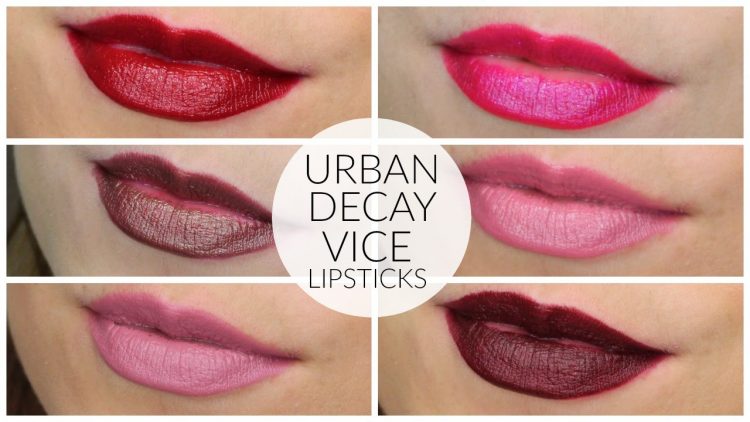 New Urban Decay – Vice lipstick collection